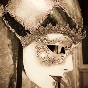 Carnival mask, Venice, Veneto, Italy