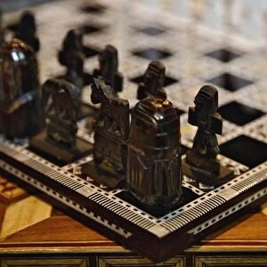 Chess set for sale, Khan el Khalili Bazaar, Cairo, Egypt