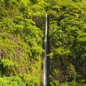 Faarumai Waterfall, Tahiti Nui, Society Islands, French Polynesia, South Pacific