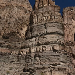 USA, Arizona. Canyon walls, Grand Canyon National Park