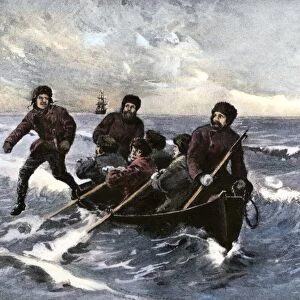 Borchgrevink expedition landing on Antarctica, 1894