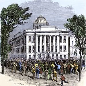 Louisiana statehouse captured by the White League, 1874