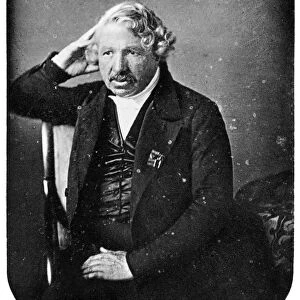 (1789-1851). Louis Jacques Mande Daguerre. French painter and inventor of the daguerreotype. Daguerreotype, c1848