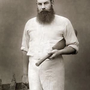 (1848-1915). English cricketer. Photographed in 1888