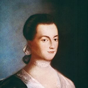 ABIGAIL ADAMS (1744-1818). Wife of President John Adams