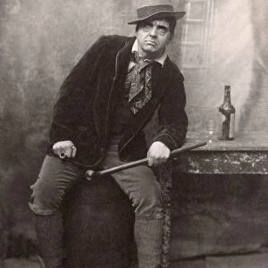 ACTOR, 19th CENTURY. An actor in the role of Bill Sykes from the dramatization