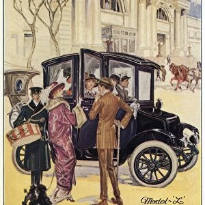 AD: ELECTRIC CAR, c1914. American advertisement for the Ohio Electric Car Company