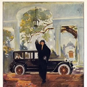 AD: PIERCE-ARROW, 1911. American advertisement for Pierce-Arrow automobiles, 1911