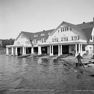 ADIRONDACKS, c1903. The casino of Paul Smiths Hotel in the Adirondack Mountains, New York