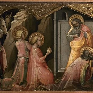 ADORATION OF THE KINGS. Lorenzo Monaco. Tempera on panel, c1405