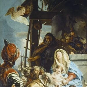 ADORATION OF THE MAGI. The Adoration of the Magi. Oil on canvas, Giovanni Battista Tiepolo