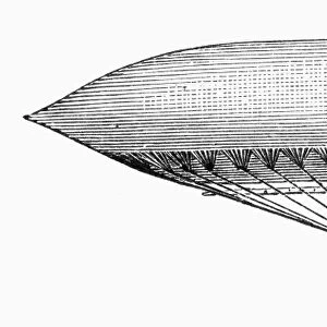 Airship invented by Paul Haenlein in 1872, which was the first airship to be powered by an internal-combustion engine
