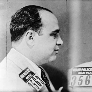 AL CAPONE (1899-1947). American gangster. Photographed after his arrest in Miami