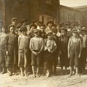 ALABAMA: CHILD LABOR, 1910. Child workers at Pell City Cotton Mill, Alabama