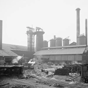 ALABAMA: SLOSS FURNACE. The Sloss Furnace, a pig iron-producing blast furnace in Birmingham