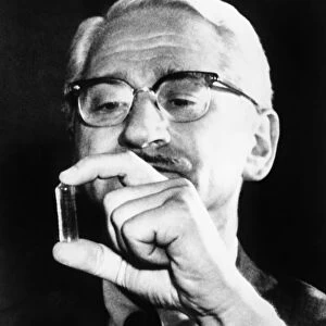 ALBERT SABIN (1906-1993). American (Polish-born) medical researcher