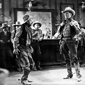 American actor. In a scene from Tumbleweeds, 1926