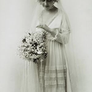 AMERICAN BRIDE, c1925. A portrait of Ivy Sawyer, c1925