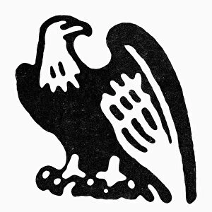 AMERICAN EAGLE, 1854. Eagle symbol used by the Republican National Committee, 1850s