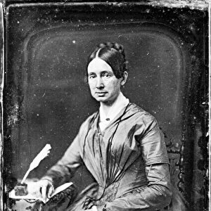 American reformer, educator and writer. Daguerreotype, c1848-1849