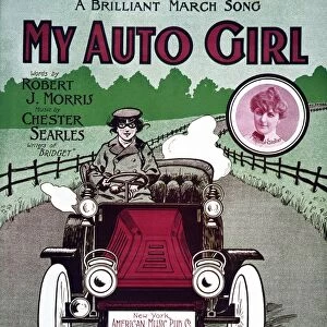 AMERICAN SONG SHEET, 1904. My Auto Girl