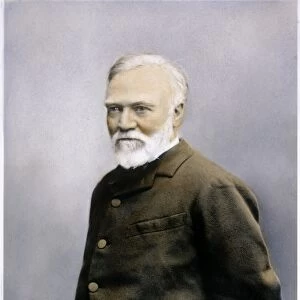 ANDREW CARNEGIE (1835-1919). American (Scottish-born) industrialist and humanitarian
