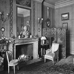 ANNE MORGAN BOUDOIR, c1913. A boudoir in the New York City home of Anne Morgan