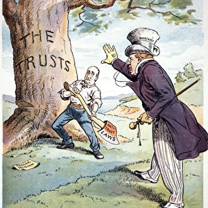 Anti-Trust Cartoon, 1904