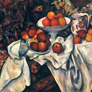 Apples and Oranges. Oil on canvas, c1899, by Paul Cezanne