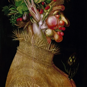 ARCIMBOLDO: SUMMER, 1563. Oil on canvas by Giuseppe Arcimboldo, 1563