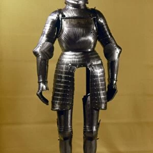 ARMOR, c1515. Italian armor, with the hallmark of the Missaglia family of Milan