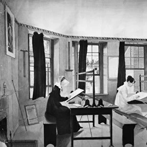 ART CLASS, c1810. Students in a drawing class at the studio of John Rubens Smith