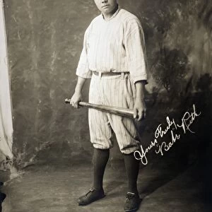 Babe Ruth in a publicity photograph, 1920