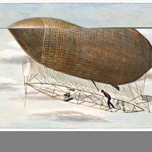 BALDWINs AIRSHIP, 1904. The California Arrow, a dirigible created by Thomas Baldwin