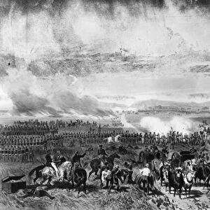 BATTLE OF PALO ALTO, 1846. A view of the battlefield during the Battle of Palo Alto on 8 March