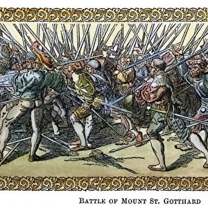 BATTLE OF SAINT GOTTHARD. The Battle of Mount Saint Gotthard during the Austro Turkish War
