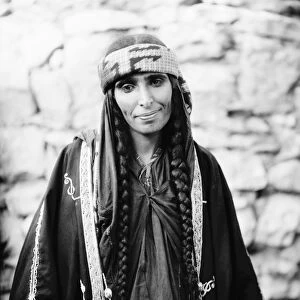 BEDOUIN WOMAN, c1910. Portrait of a bedouin woman, c1910