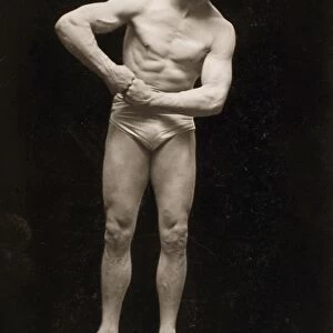 BERNARR MACFADDEN (1868-1955). American physical culturist. Photographed c1895