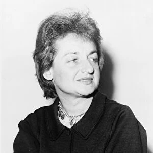 BETTY FRIEDAN (1921-2006). American feminist, activist and writer. Photographed by Fred Palumbo, 1960