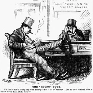 BLACK FRIDAY CARTOON, 1873. The Short Boys: I don t mind losing my own money--that s