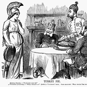 BOSNIAN INSURRECTION, 1876. Turkey Pie. The emperors of Austria-Hungary, Germany