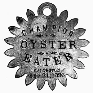 Brass medal, Galveston, Texas, 21 September 1893