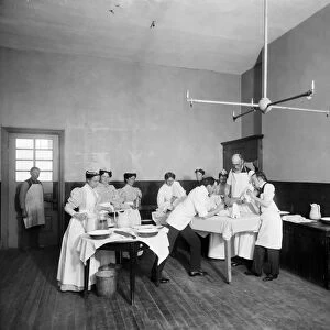 BROOKLYN: HOSPITAL, c1900. An operation at the Brooklyn Navy Yard Hospital in Brooklyn, New York