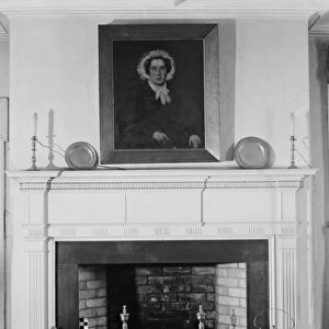 BROOKLYN: LEFFERTS HOUSE. Fireplace in the Great Dining Room at the Lefferts House
