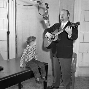BURL IVES (1934-1995). American actor and singer. Photograph, 1950