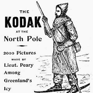 CAMERA ADVERTISEMENT, 1893. The Kodak camera manufactured by Eastman. Newspaper advertisement