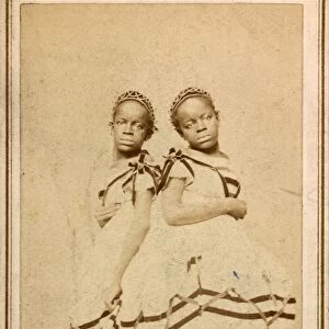 THE CAROLINA TWINS, c1866. Millie and Christine McKoy, American conjoined twins