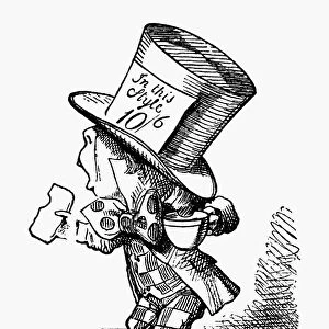 CARROLL: ALICE, 1865. The Mad Hatter, after the design by Sir John Tenniel for