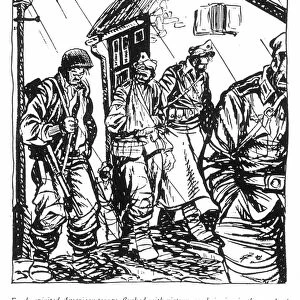 The cartoon for which 23-year-old Sergeant Bill Mauldin won the Pulitzer Prize in 1945