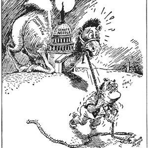 Cartoon: New Deal, 1937